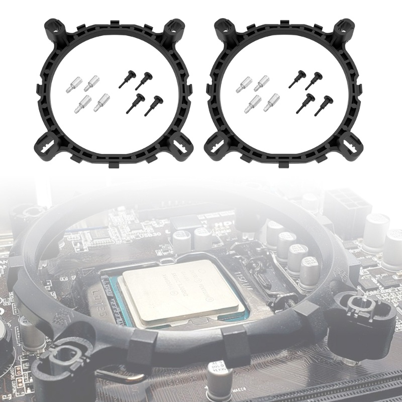 Utakee CPU風扇支架散熱平台機架支架適用於LGA1150 1156 1155 775 1366