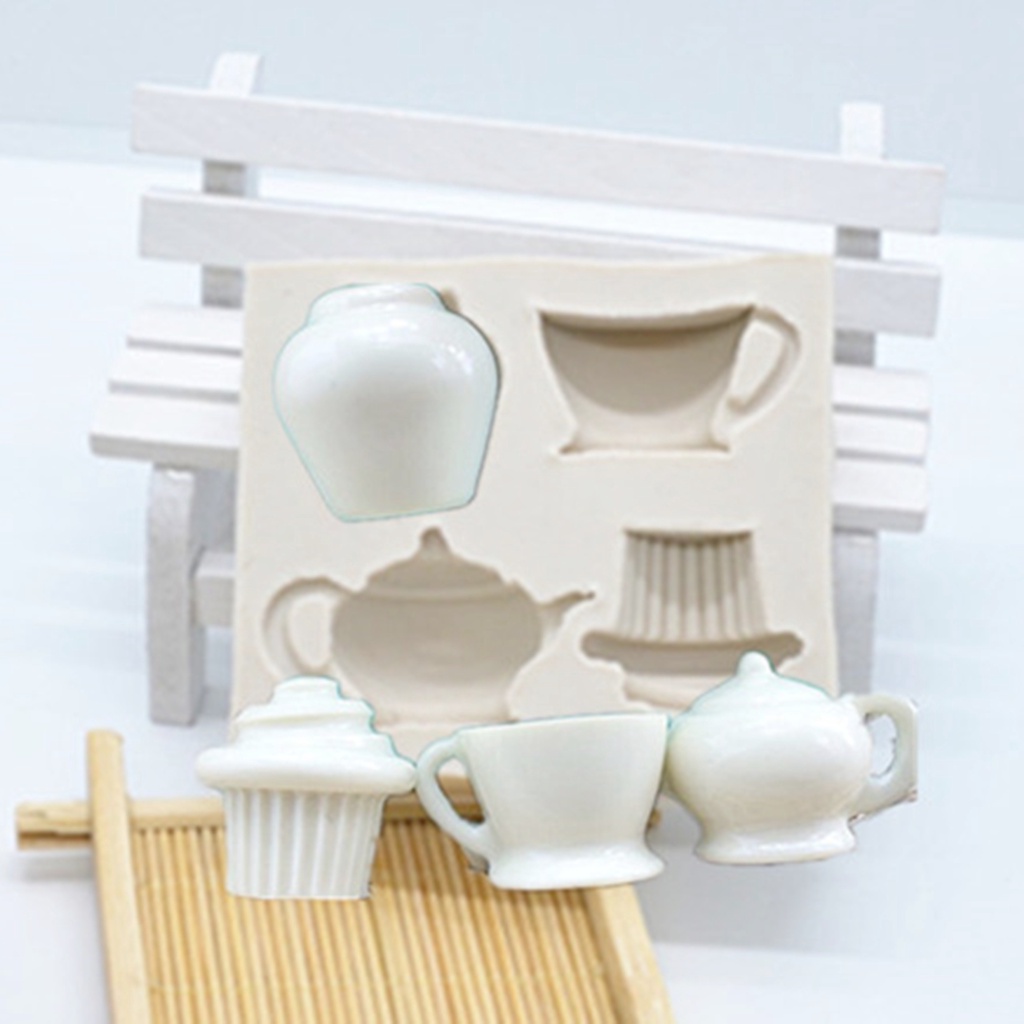 Luyou 1pc 杯子蛋糕工具矽膠模具翻糖蛋糕裝飾工具生日裝飾樹脂模具烘焙配件 FM654
