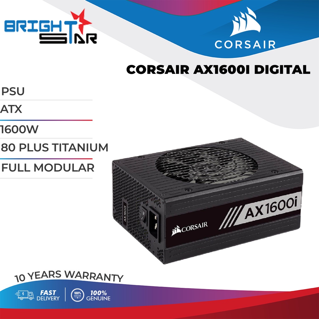 セール！ Corsair 1600W AX1600i PC電源ユニット[80PLUS AX1600i