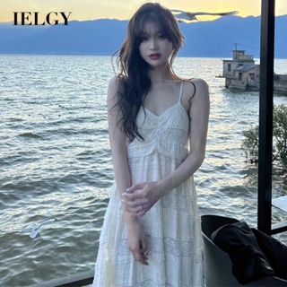 IELGY 百搭簡約森林風甜美女裝洋裝