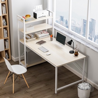 免運 簡易電腦台式桌家用簡約租房一體桌書桌書架組合卧室辦公桌學生桌