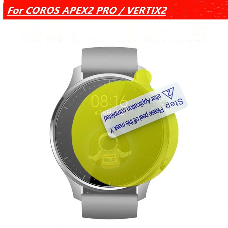 3 片軟屏幕保護膜適用於 COROS Apex2 Pro 保護套水凝膠膜適用於 COROS Apex VERTIX2 手