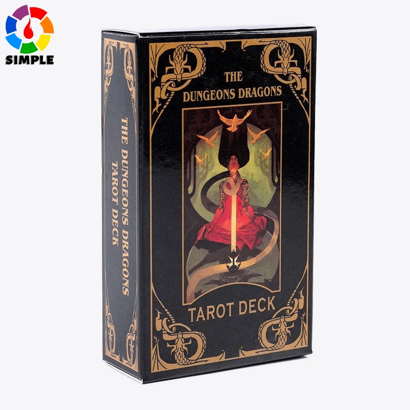【桌遊志】地下城與龍 塔羅牌 The Dungeons Dragons Tarot Deck 英文風格
