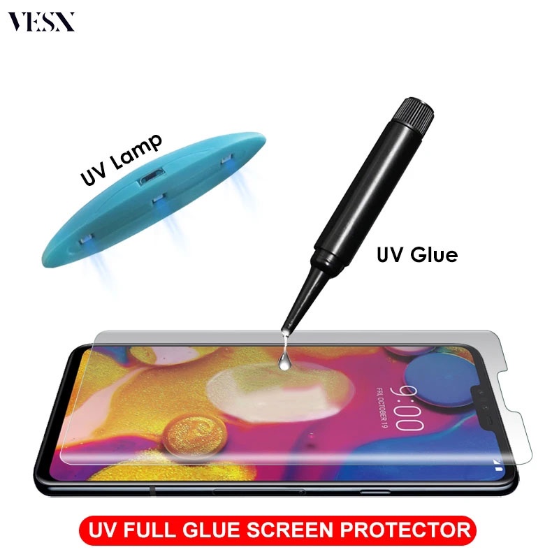 用於 LG V40 V50 V30 Plus G7 G8 Velvet ThinQ H930 H931 的 UV 液體膠