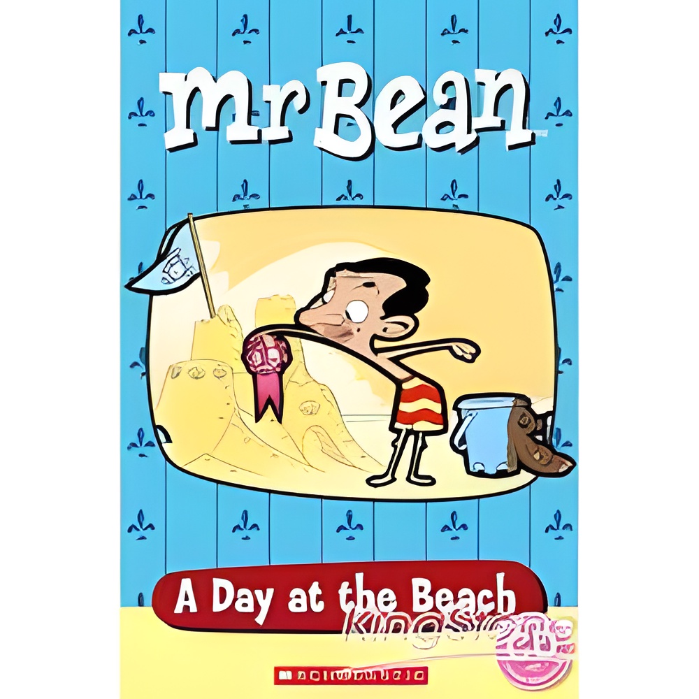 Mr Bean: A Day at the Beach (1平裝+1CD)(有聲書)/Sarah Silver【禮筑外文書店】