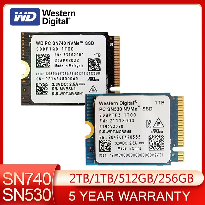 新正規品WD SN740 1TB SSD M.2 2230 steamdeck PC/タブレット予約商品