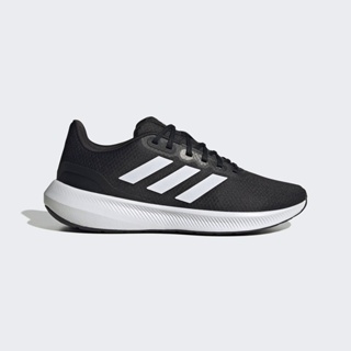 Adidas Runfalcon 3.0 男 慢跑鞋 運動 休閒 跑鞋 透氣 緩震 簡約 愛迪達 黑白 [HQ3790]