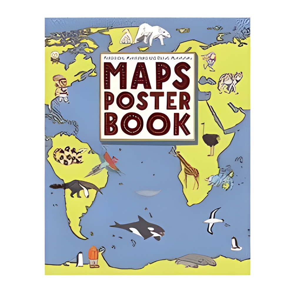 Maps Poster Book/Aleksandra Mizielinski【禮筑外文書店】