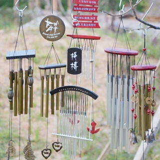 Solid Wood Japanese Style Metal Wind Chime Hangings Ornament