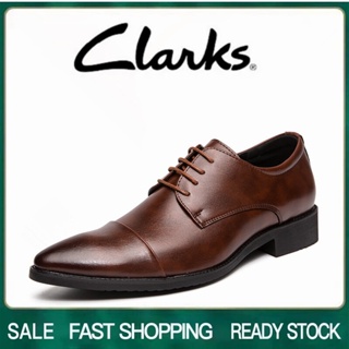 Clarks 男鞋 clarks 正裝鞋男士韓版皮鞋辦公鞋男士皮鞋大碼 45 46 47 48 clarks 皮鞋男士