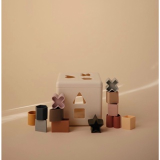 【現貨】 Mushie - Shape Sorting Box 分類積木玩具 積木盒 分類盒