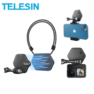 TELESIN新品磁吸支架掛脖適配GoPro手機第一人稱視角Vlog神器