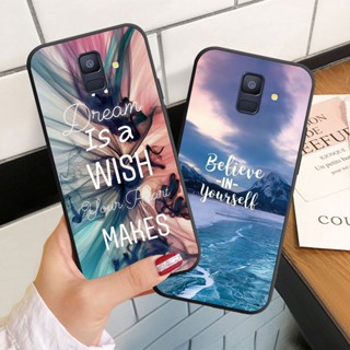 SAMSUNG 適用於三星 Galaxy A6 A6+ A8 A8+ Plus A7 A9 2018 軟矽膠手機殼保護套