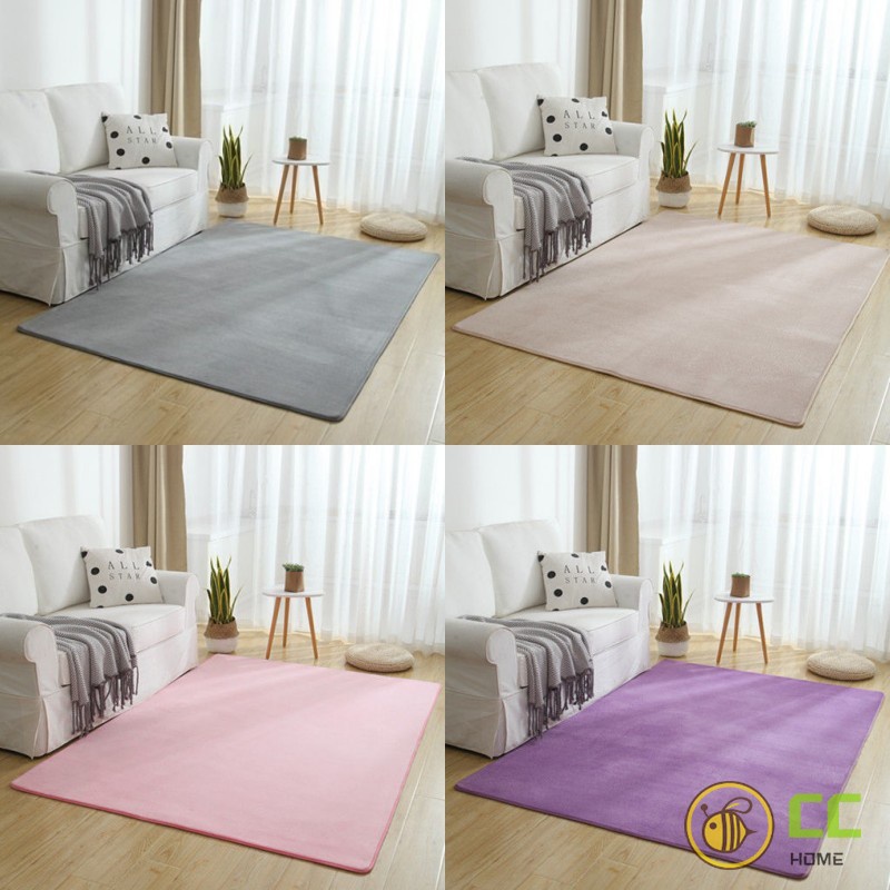 CC❤Home 超大尺寸! 多色可選珊瑚絨地毯北歐ins裝飾地墊客廳沙發毯臥室床邊防滑墊