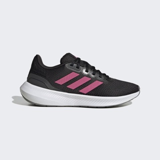 Adidas Runfalcon 3.0 W 女 慢跑鞋 運動 休閒 跑鞋 透氣 緩震 愛迪達 黑粉 [HP7560]