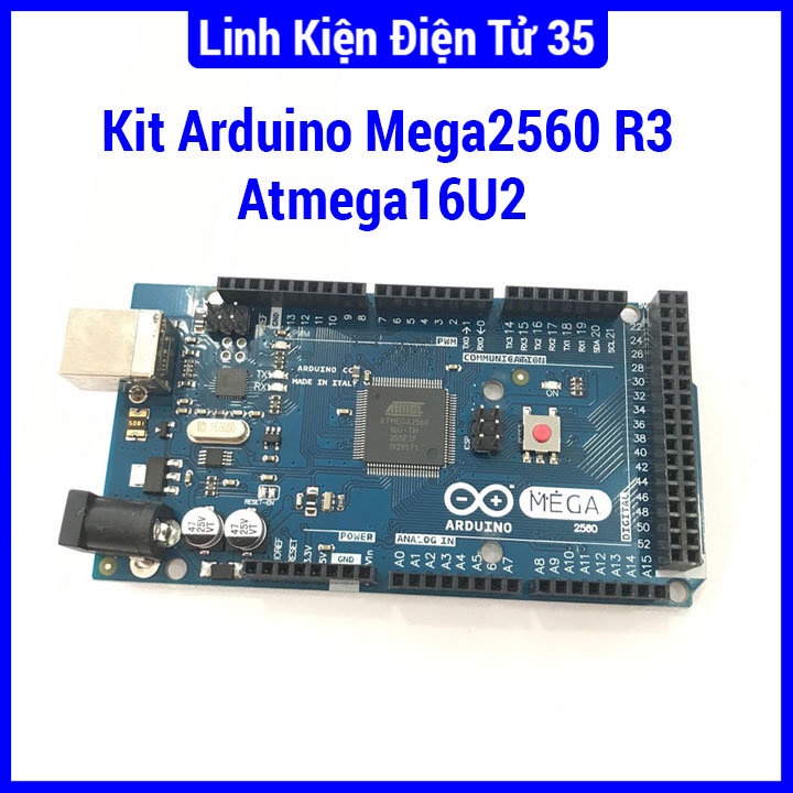 Arduino Mega2560 R3- Atmega16U2 套件,正版電路,設計和使用等效組件