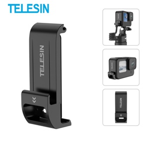 TELESIN適配GoPro Hero 11塑膠防雨雪可充電側蓋適用gopro1 0/9