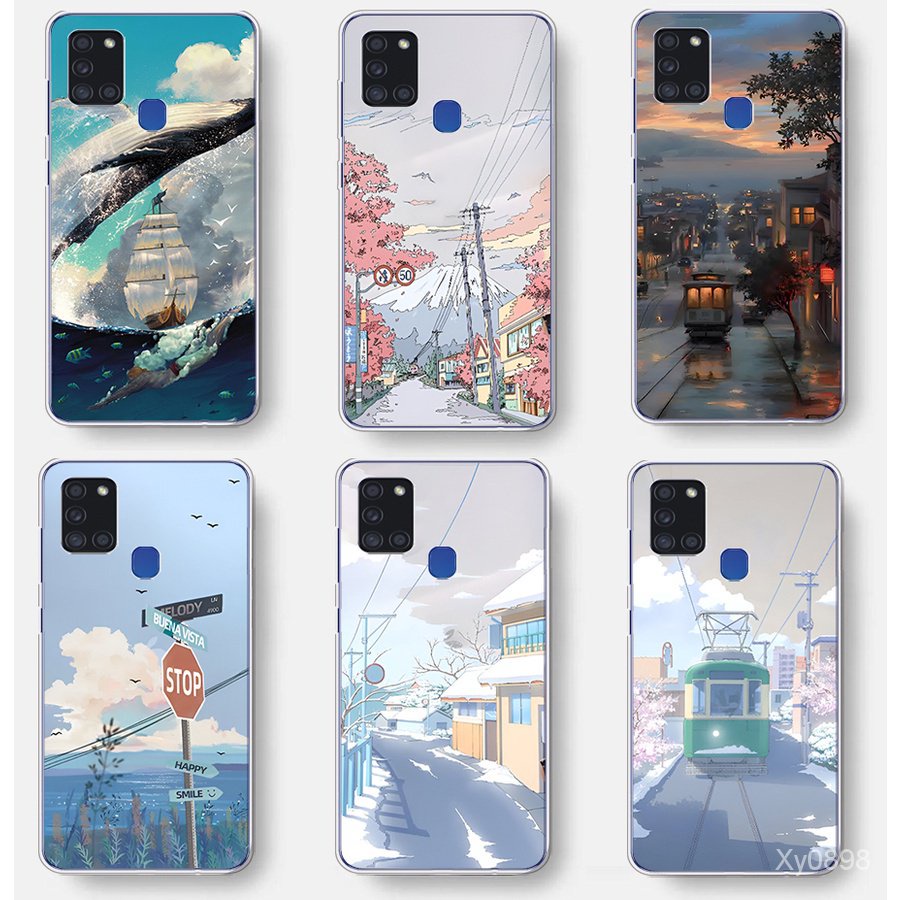 SAMSUNG 適用於三星 galaxy a20e a21 a21s 軟矽膠 TPU 外殼手機後殼