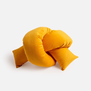 hoi!夏日艾爾打結造型抱枕-暖陽黃