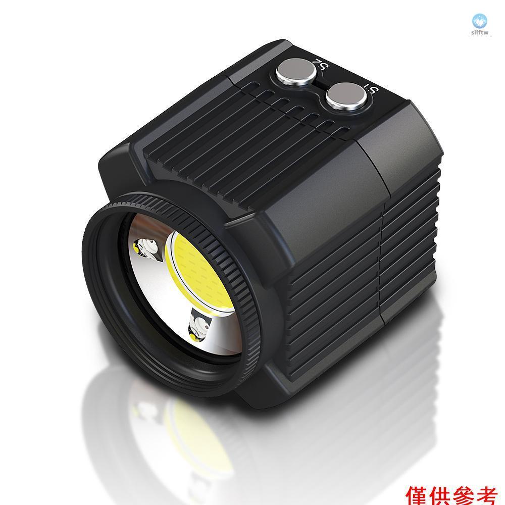 [5S] 迷你可充電 LED 視頻燈潛水攝影燈水下 60M 防水 IPX8 野營照明,適用於 DJI 無人機/GoPro