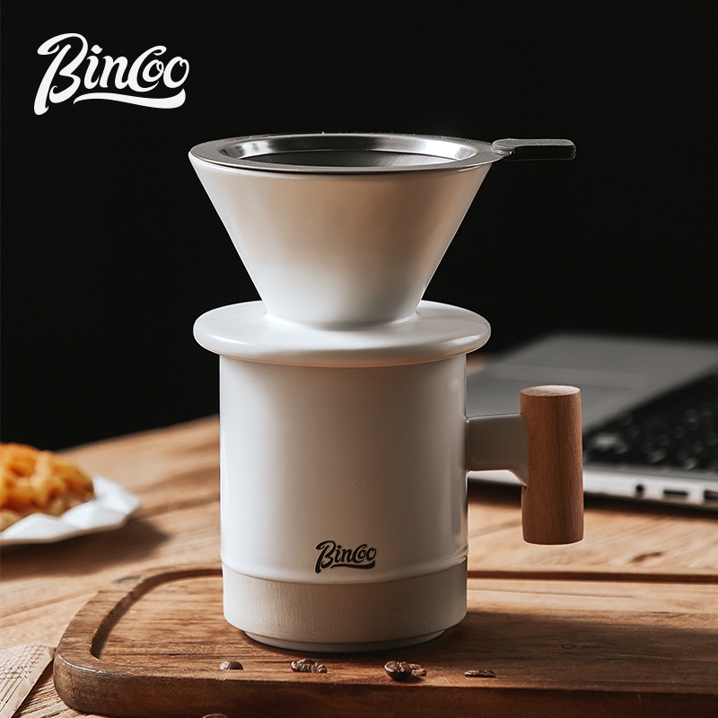 Bincoo手衝咖啡杯套裝手衝咖啡壺陶瓷咖啡杯高檔精緻辦公室一人份300ml