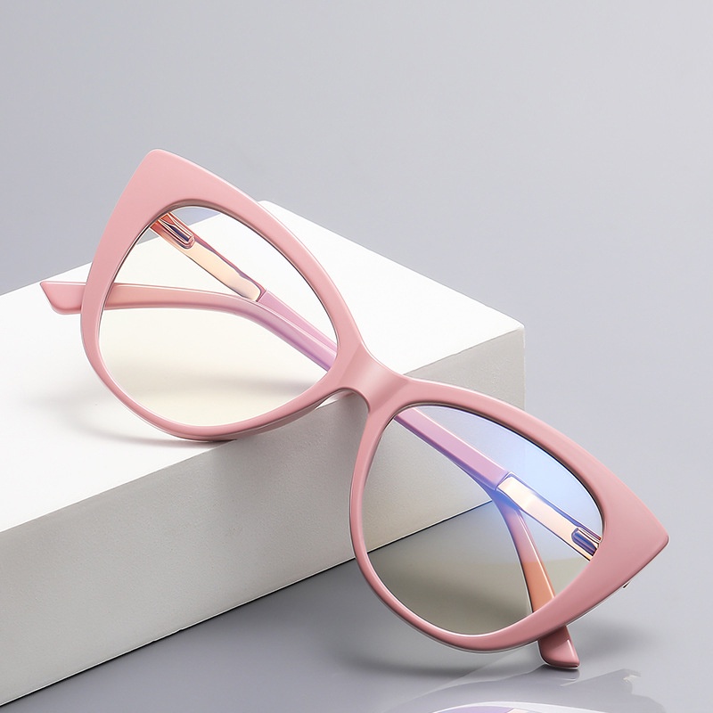 新款女士眼鏡框性感貓眼眼鏡框透明光學眼鏡防藍光眼鏡
