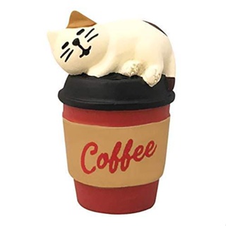 日本 DECOLE Concombre 山貓麵包店公仔/ 熱咖啡貓 eslite誠品