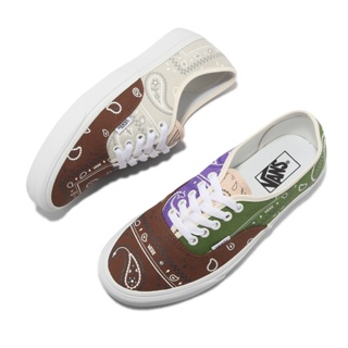 Vans Authentic 休閒鞋 藍綠紫米白 咖啡 變形蟲 Paisley 男女鞋【ACS】 VN0A5KRDAV0