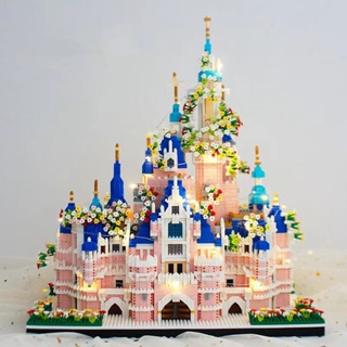 夢幻城堡公主積木 女孩子益智拼裝玩具 兒童手工DIY生日禮物