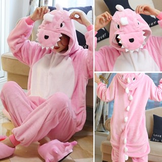 Kigurumi 恐龍針皮卡丘龍貓連體衣女式男式成人動物卡通睡衣睡衣