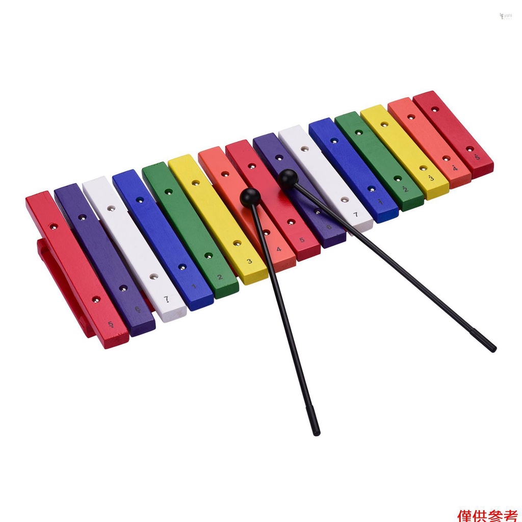 YOT 15 音彩色木琴 早教玩具 樂感培養打擊樂器