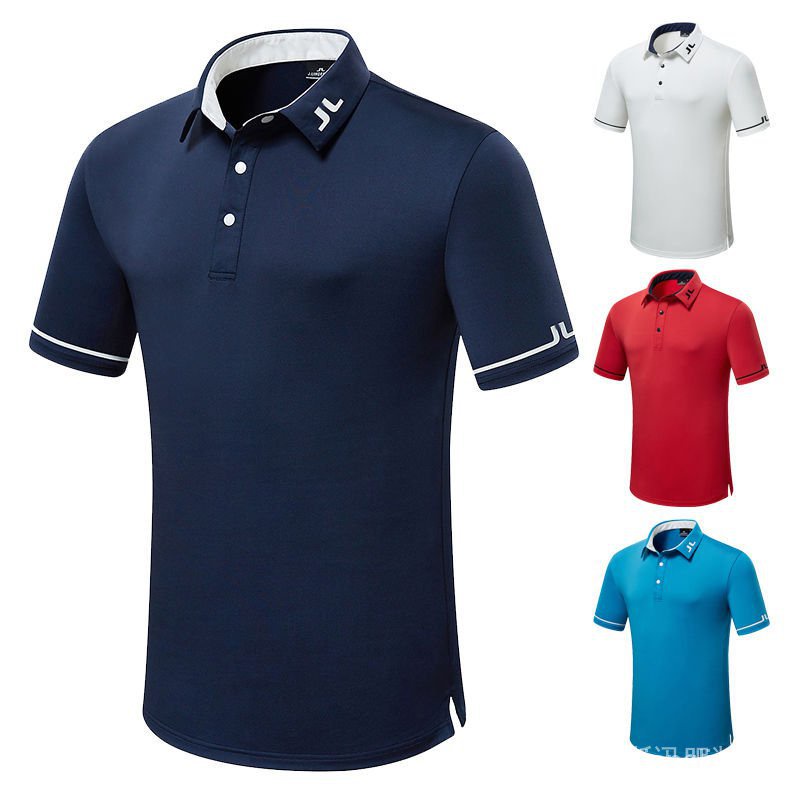 J.LINDEBERG夏新款高爾夫運動速乾透氣排汗golf衣服男服裝短袖Polo衫球衣上衣 6BMY