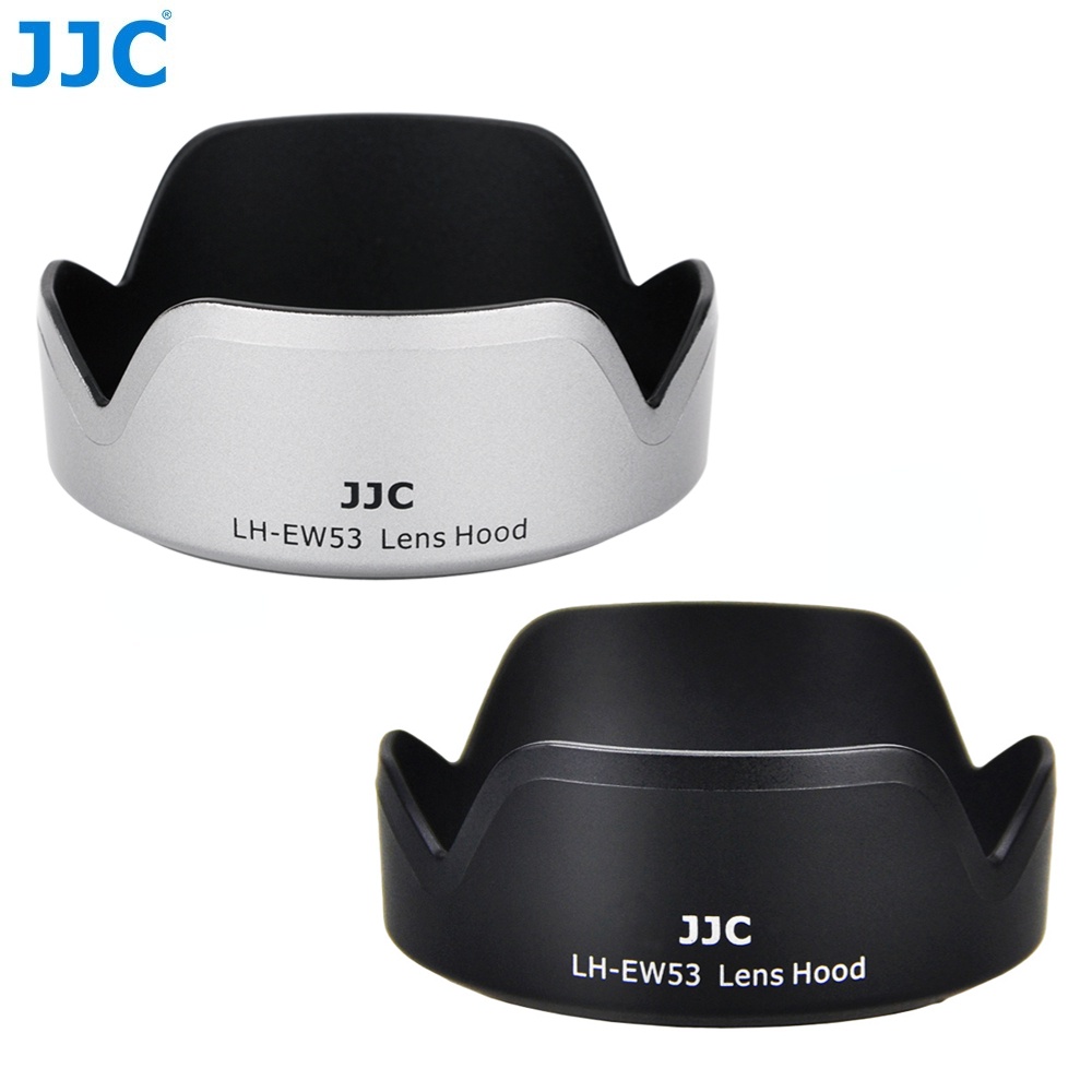 JJC LH-EW53遮光罩替代EW-53適用於Canon EF-M 15-45mm F3.5-6.3 IS STM鏡頭