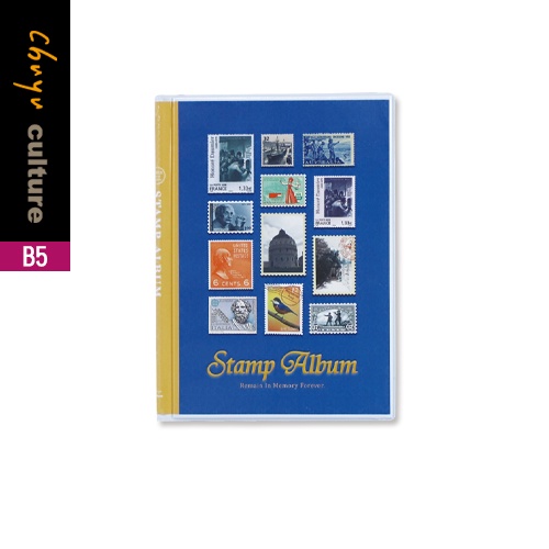 【珠友文化】B5收藏集郵冊-10張-郵票藍 TAAZE讀冊生活網路書店