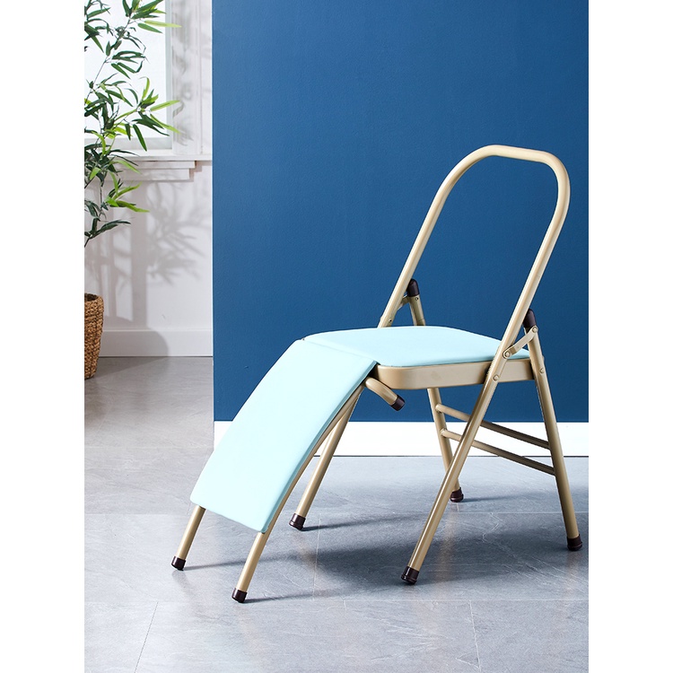 🔥免運  加粗加厚管瑜伽椅 折疊椅 專業艾揚格椅子 輔助椅 工具用品 倒立瑜珈凳