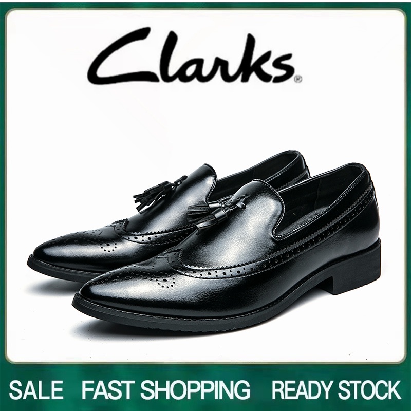 Clarks 男鞋 clarks 正裝鞋男士韓版皮鞋辦公鞋男士皮鞋大碼 45 46 47 48 clarks 皮鞋男士