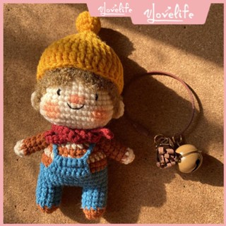 [Vlovelife]臺灣出貨 毛綫材料包 手作鈎織 手工編織 DIY 玩偶 包包 針織 新款可愛鉤織毛線成品卡通人偶卷