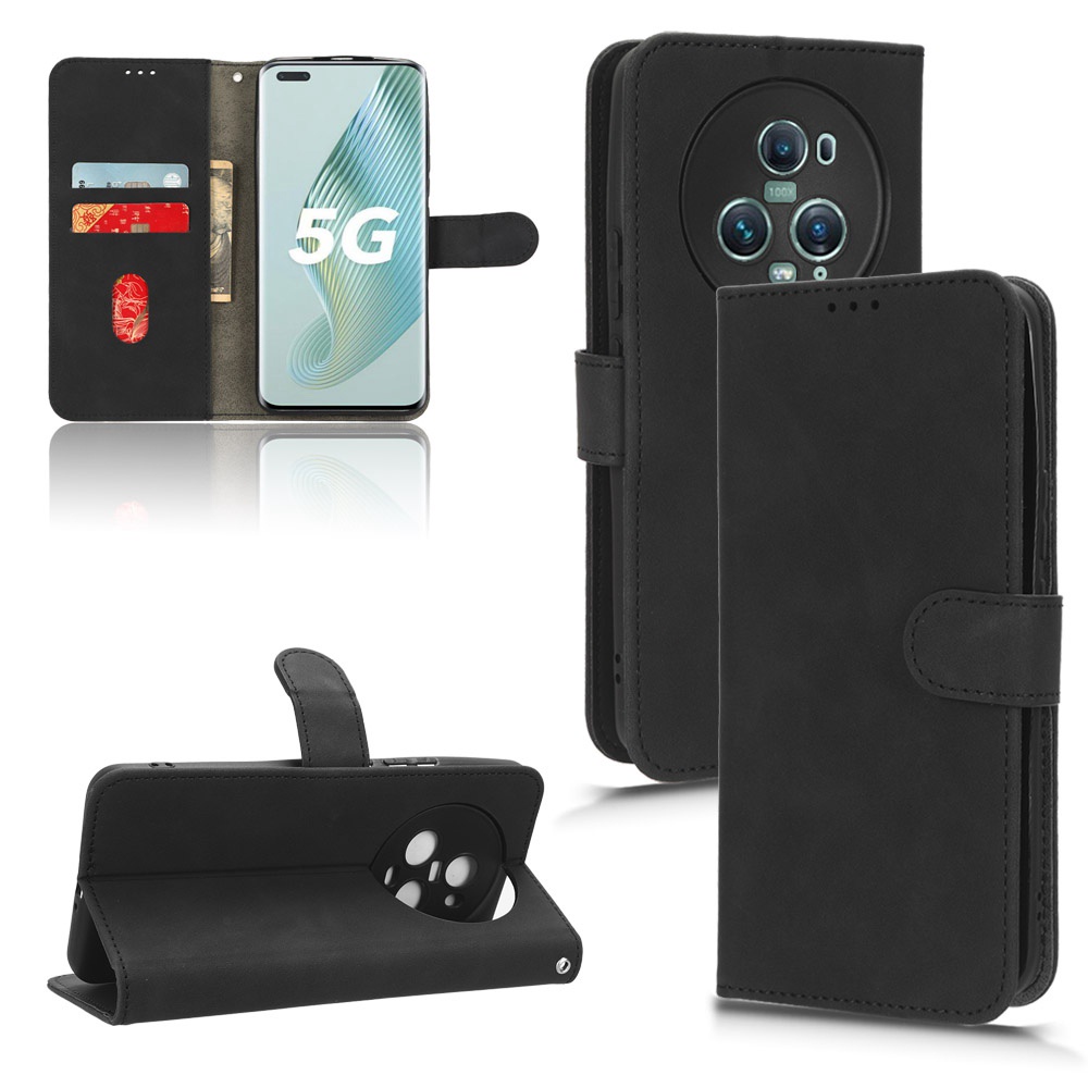 奢華肌膚手感 翻蓋皮套 榮耀 Honor Magic 5 Pro 5G 手機殼 Magic5 保護殼 磁扣 掀蓋殼
