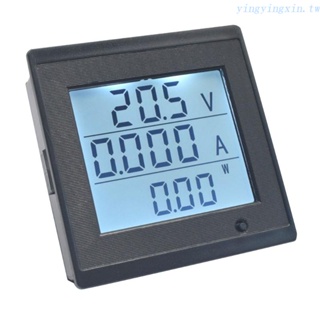 Yx DC6-200V 0-20A 0-4KW 數字電壓表電流表瓦特表監視器萬用表電壓電流功率測試儀儀表儀表