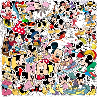 【買就送】Mickey Mouse貼紙套裝卡通行李箱貼紙防水貼紙筆電貼紙，50張入