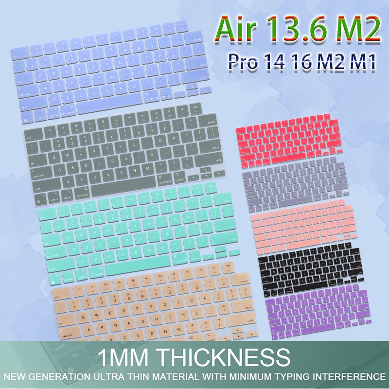 兼容macbook Air M2 A2681鍵盤蓋2022 13.6寸2023 2021 Pro 14 16 A2779