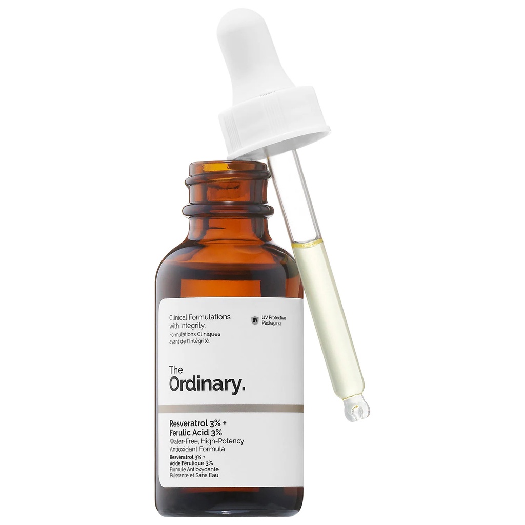 【國貨故事】the ordinary 白藜蘆醇阿魏酸白蘆藜醇抗氧化防暗沉30ml