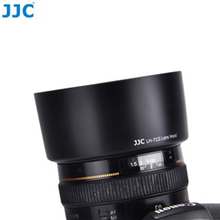 JJC 佳能遮光罩 Canon EF 50mm F1.4 USM & EF 50mm F1.4 相機鏡頭遮陽罩 可接濾鏡