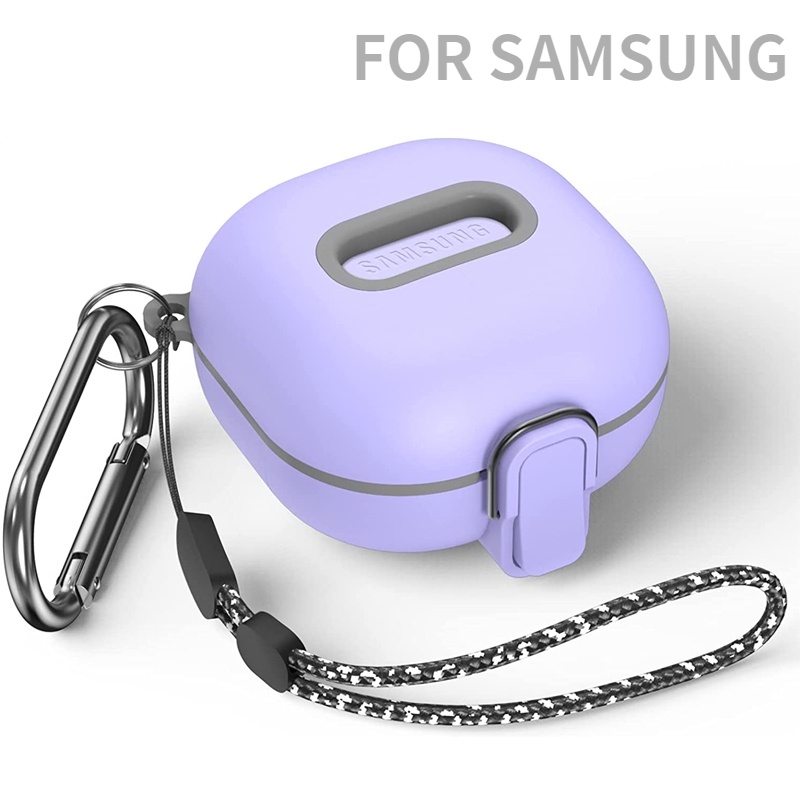 SAMSUNG 適用於三星 Galaxy Buds2/Buds Pro/Buds Live 防震耳機套保護套