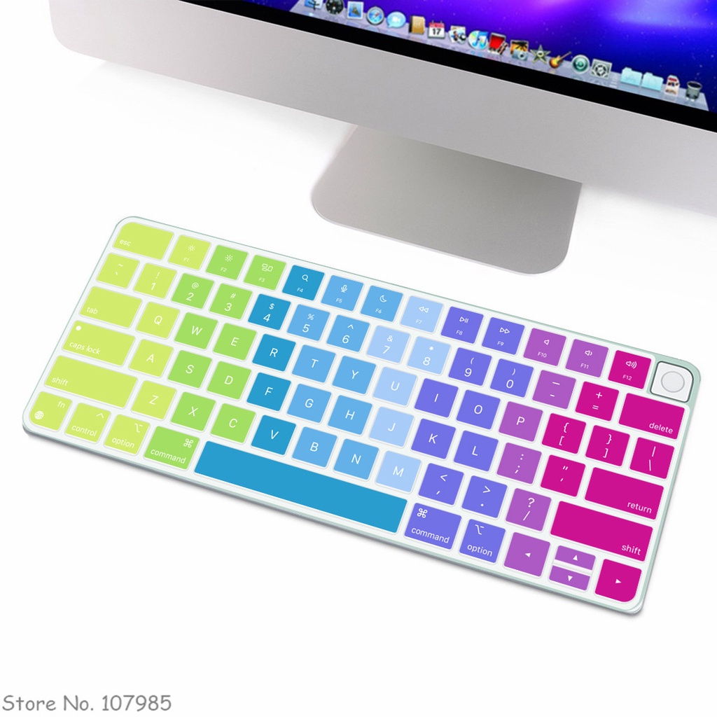 適用於 Apple iMac 24 英寸 2021 最新妙控鍵盤帶 Touch ID A2449 A2450 M1 芯片