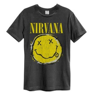 美國搖滾樂隊Nirvana涅槃樂隊男士百分百純棉圓領短袖T恤