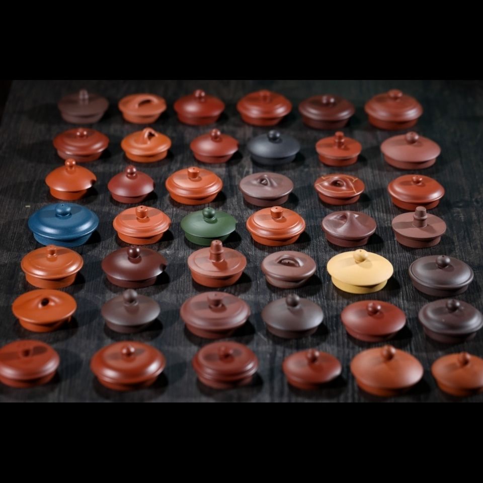 ◆茶壺配件◆熱賣 定制 配紫砂壺蓋子 朱泥  茶壺蓋   配蓋子  多種泥料  西施壺蓋 石瓢壺蓋