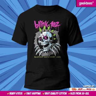 美國朋克樂隊Blink-182眨眼182男士百分百純棉圓領短袖T恤