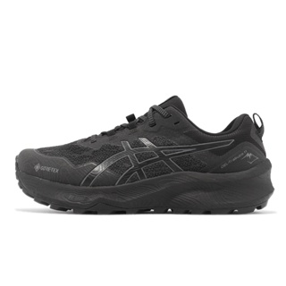 Asics 越野跑鞋 GEL-Trabuco 11 GTX 全黑 防水 黑 戶外 工裝 男鞋 1011B608002