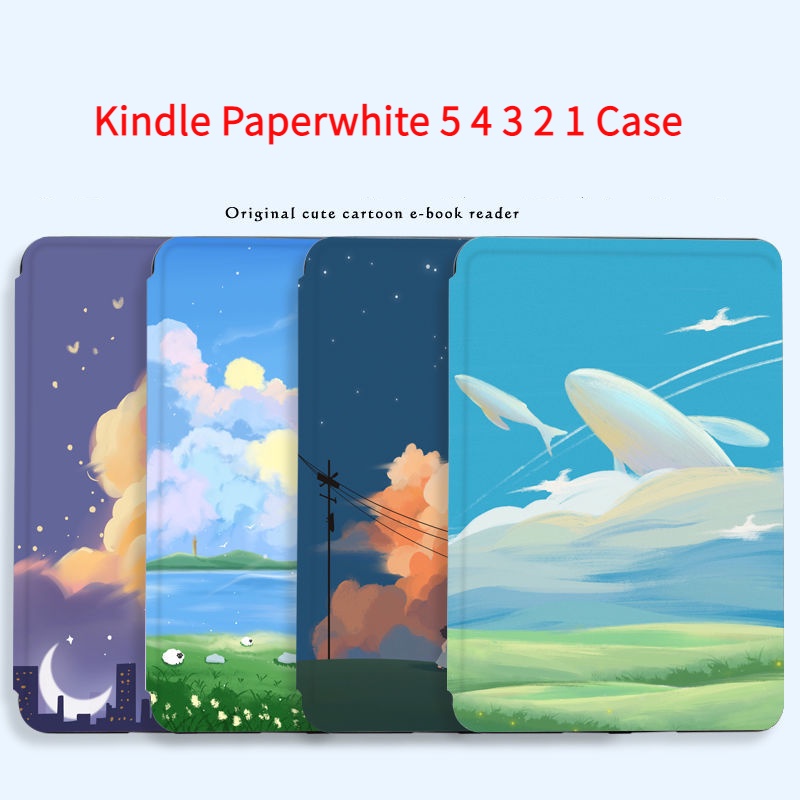 Kindle Paperwhite 4/3/2/1 外殼 PU 皮套 Kindle Paperwhite 5 保護套